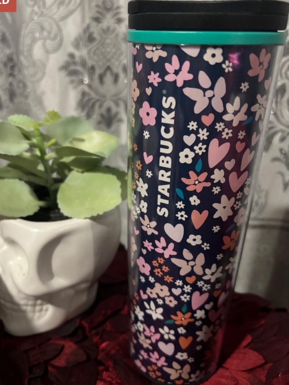 Starbucks floral tumbler